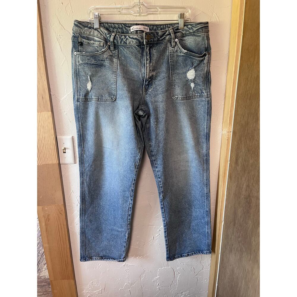 KanCan Medium Wash Blue Wide Leg Jeans